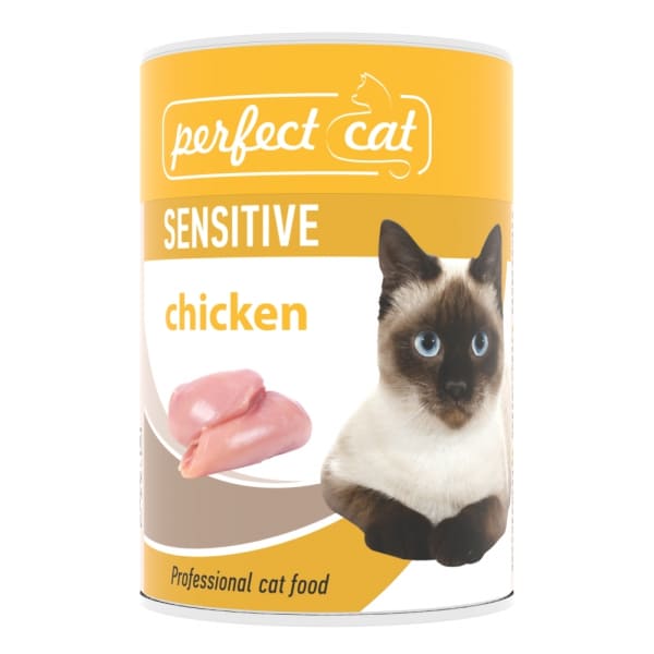 Perfect Cat Sensitive Chicken konservi kaķiem ar vistu 400 g